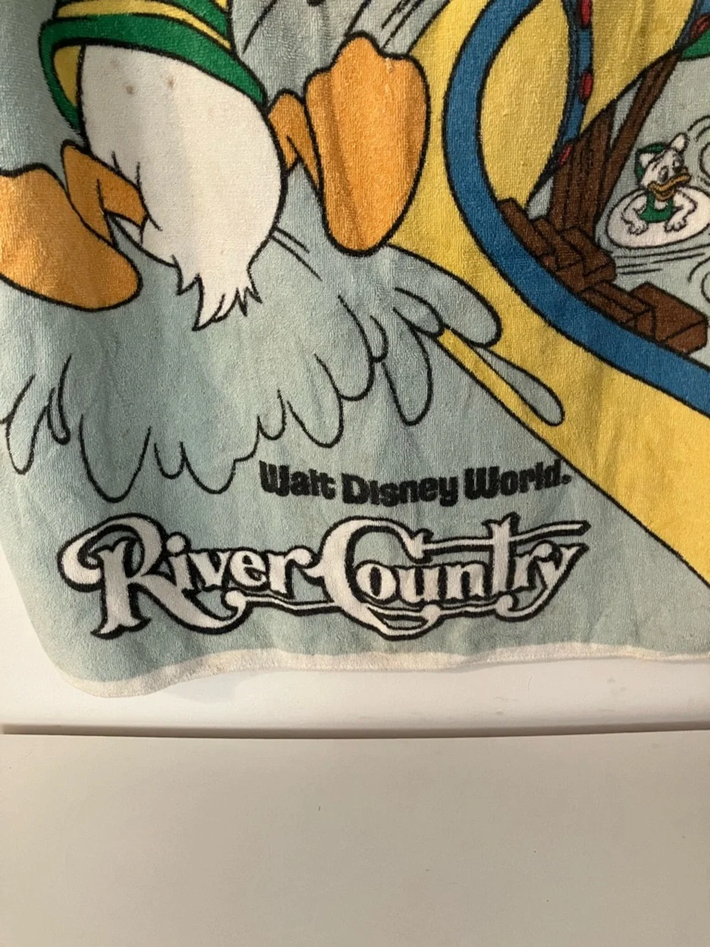 Vtg Walt Disney World Exclusive 1980s River Country Cotton Beach Towel